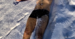 Andy im Schnee
